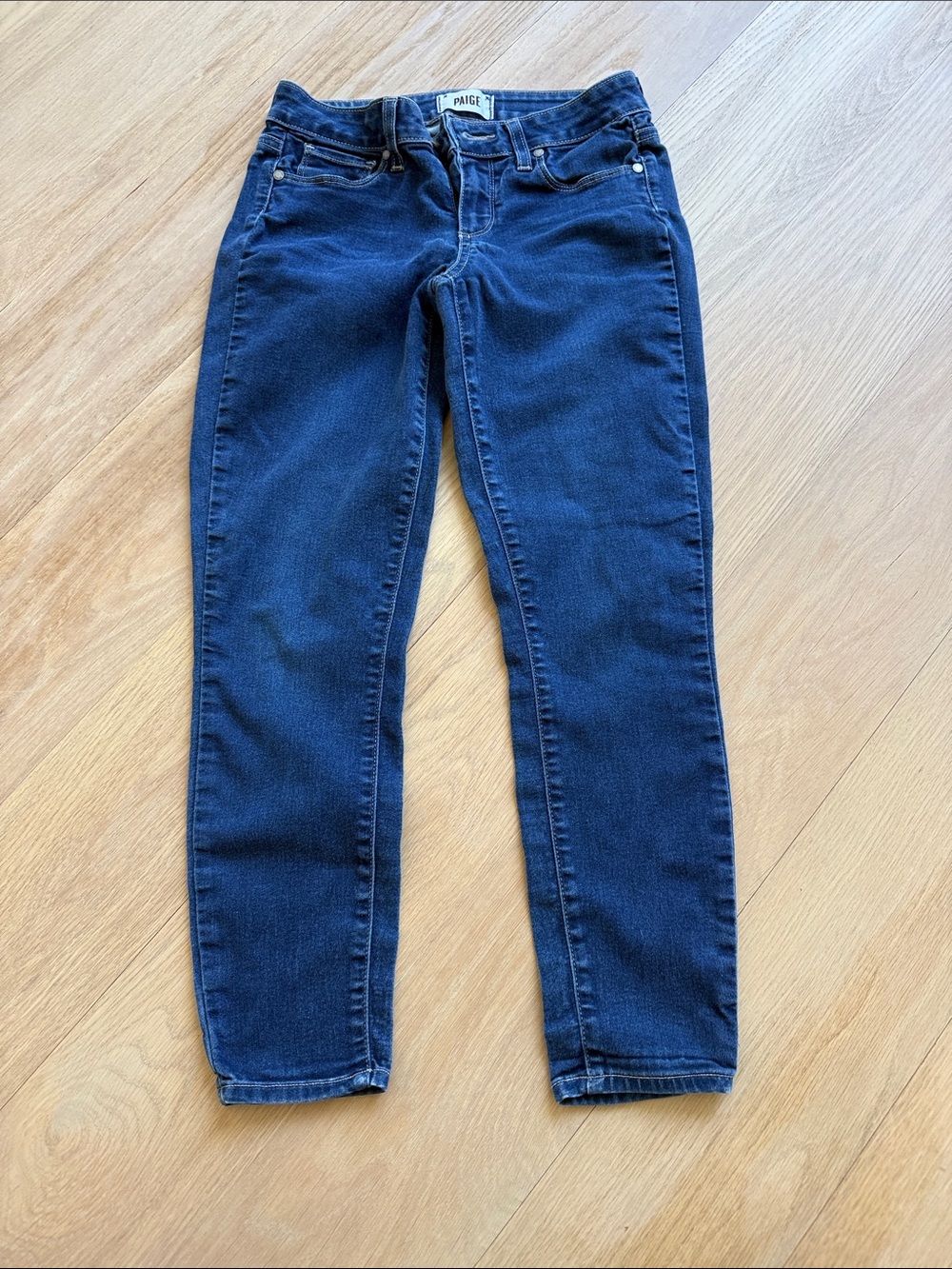 PAIGE Navy Skinny Jeans